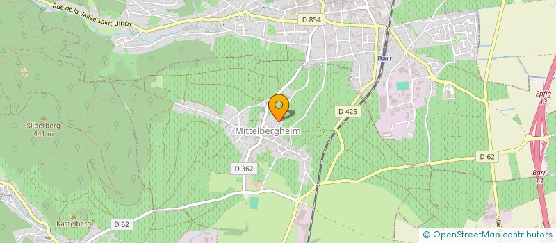 localisation de l'entreprise MONSIEUR LUC MAETZ  MITTELBERGHEIM