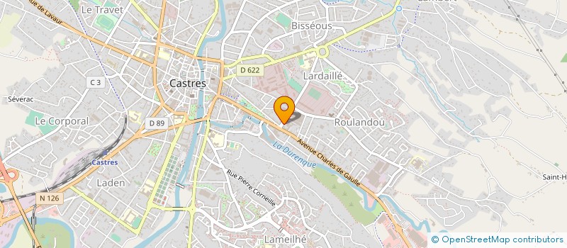 localisation de l'entreprise MONSIEUR LUC MAGNE  CASTRES