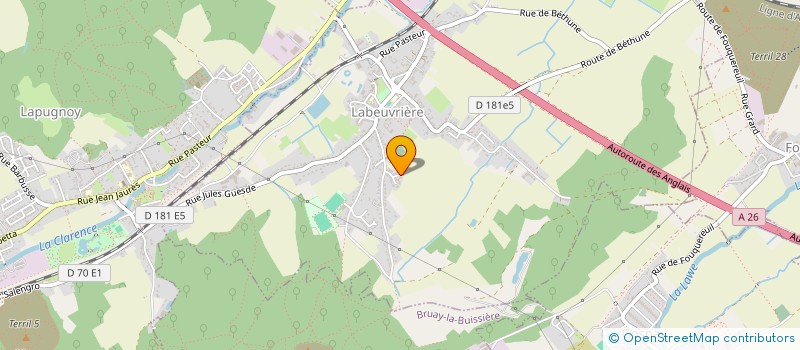 localisation de l'entreprise MONSIEUR LUC MAILLY  LABEUVRIERE