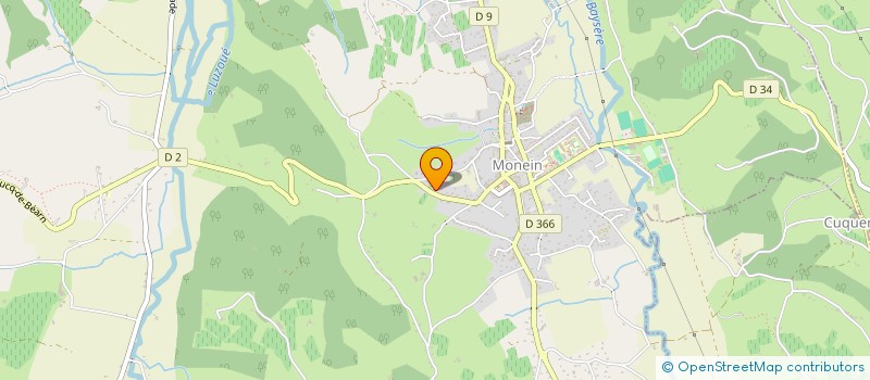 localisation de l'entreprise MONSIEUR LUC MANAUD à MONEIN