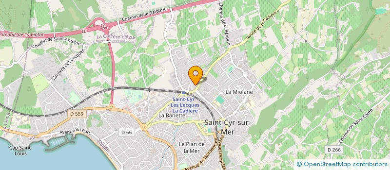 localisation de l'entreprise MONSIEUR LUC MANCINI-LUCIANI à SAINT-CYR-SUR-MER