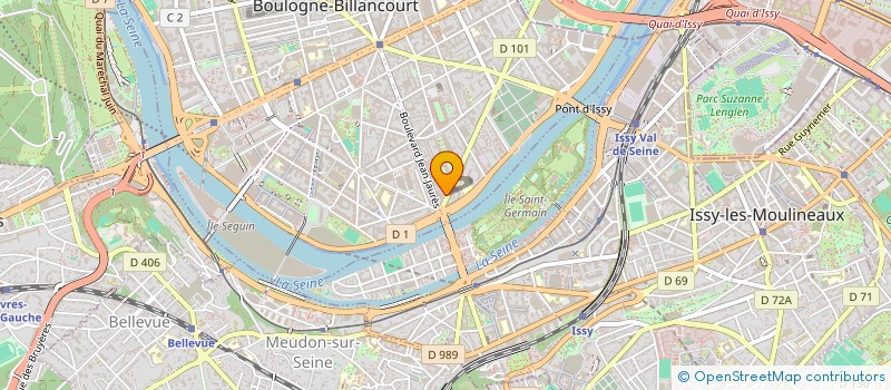 localisation de l'entreprise MONSIEUR LUC MANGIN à BOULOGNE-BILLANCOURT