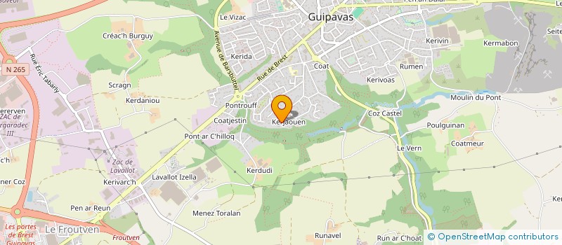 localisation de l'entreprise MONSIEUR LUC MANGOLD à GUIPAVAS