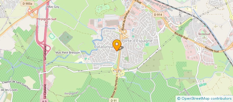 localisation de l'entreprise MONSIEUR LUC MANONGO à PERPIGNAN