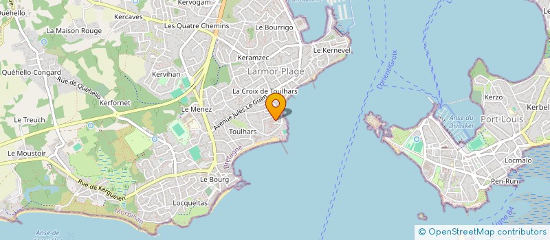 localisation de l'entreprise MONSIEUR LUC MARAIS à LARMOR-PLAGE