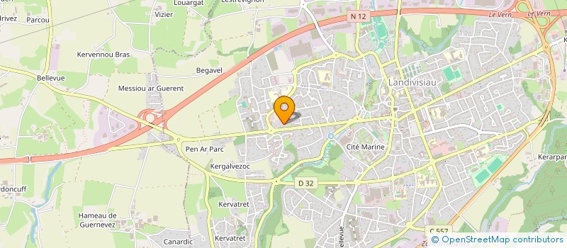 localisation de l'entreprise MONSIEUR LUC MAREM  LANDIVISIAU