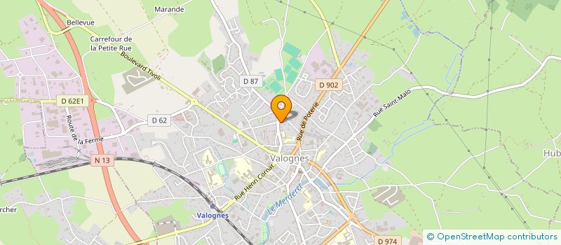 localisation de l'entreprise MONSIEUR LUC MARGUERITTE  VALOGNES