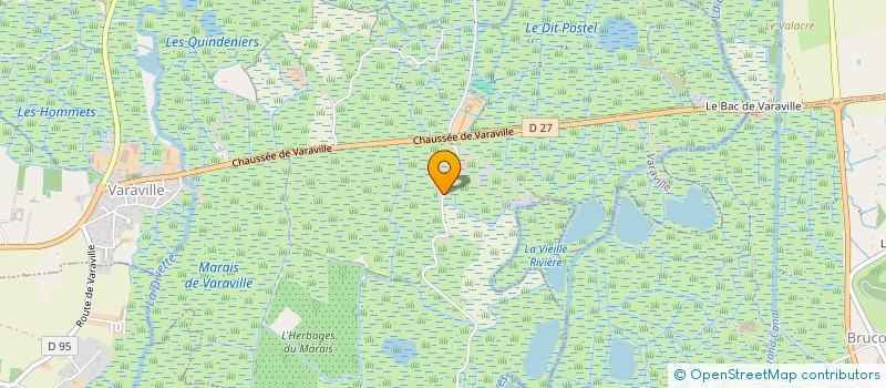 localisation de l'entreprise MONSIEUR LUC MARIE  VARAVILLE