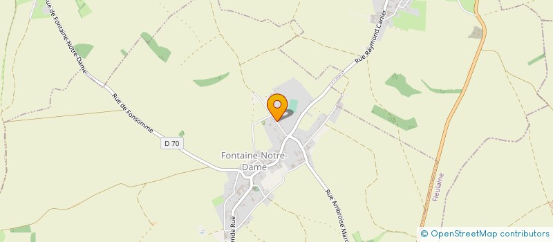 localisation de l'entreprise MONSIEUR LUC MAROLLE à FONTAINE-NOTRE-DAME