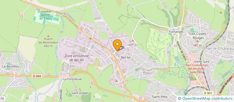 localisation de l'entreprise MONSIEUR LUC MARQUES  RODEZ