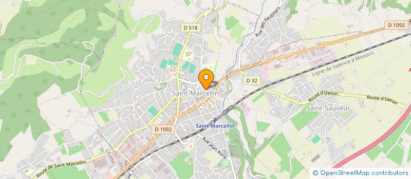 localisation de l'entreprise MONSIEUR LUC MARTIN à SAINT-MARCELLIN