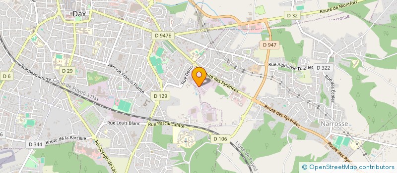 localisation de l'entreprise MONSIEUR LUC MARTIN  NARROSSE