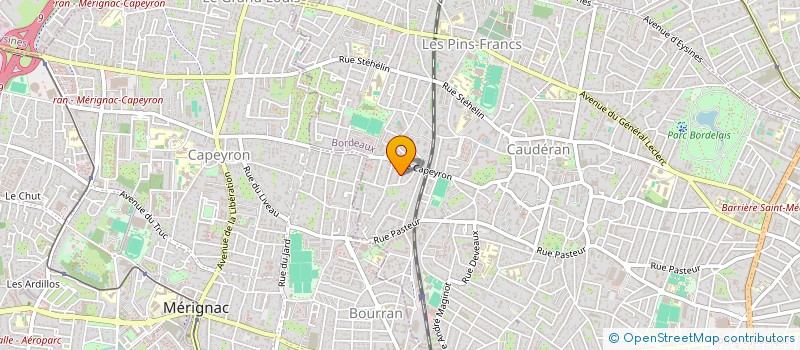 localisation de l'entreprise MONSIEUR LUC MARTIN  BORDEAUX