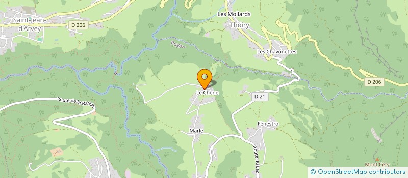 localisation de l'entreprise MONSIEUR LUC MARTIN  PUYGROS