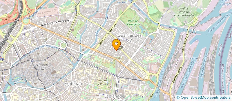 localisation de l'entreprise MONSIEUR LUC MARTZOLFF à STRASBOURG