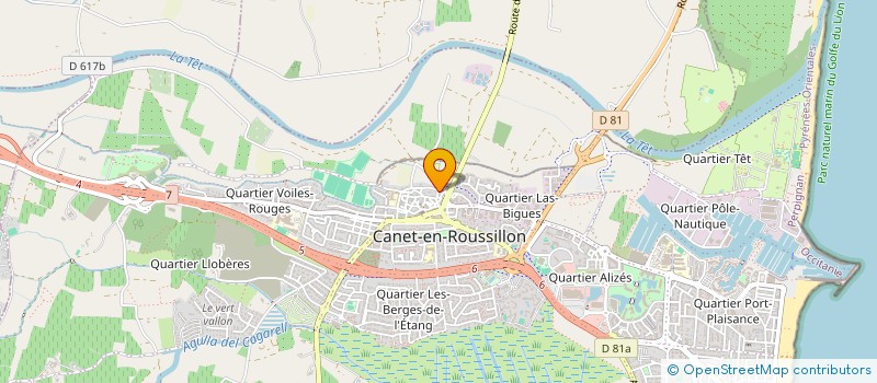 localisation de l'entreprise MONSIEUR LUC MASSON  CANET-EN-ROUSSILLON