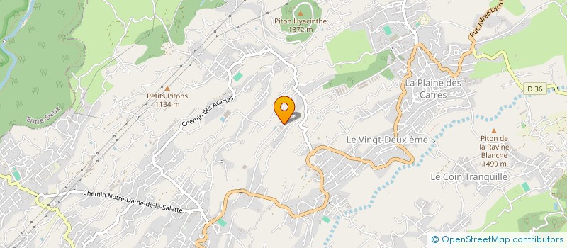 localisation de l'entreprise MONSIEUR LUC MATTHIAS BOYER  LE TAMPON