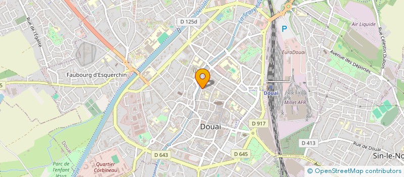 localisation de l'entreprise MONSIEUR LUC MEGRET  DOUAI