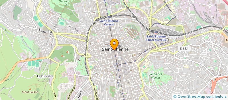 localisation de l'entreprise MONSIEUR LUC MELIN à SAINT-ETIENNE