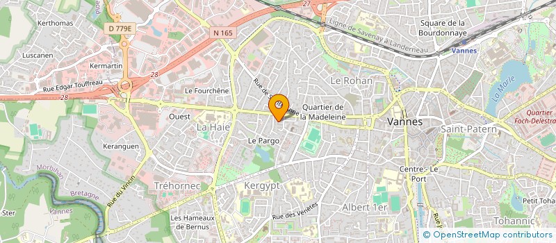 localisation de l'entreprise MONSIEUR LUC MENANTEAU à VANNES