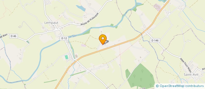 localisation de l'entreprise MONSIEUR LUC MERCIER  PUYLAURENS