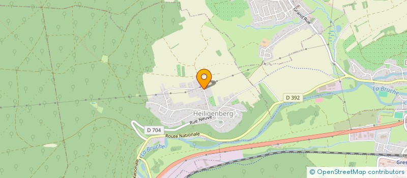 localisation de l'entreprise MONSIEUR LUC MERTZ  HEILIGENBERG