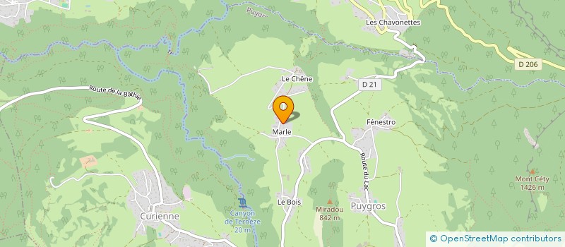 localisation de l'entreprise MONSIEUR LUC MEUNIER  PUYGROS