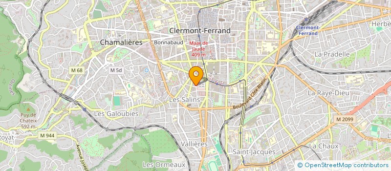 localisation de l'entreprise MONSIEUR LUC MEUNIER  CLERMONT-FERRAND