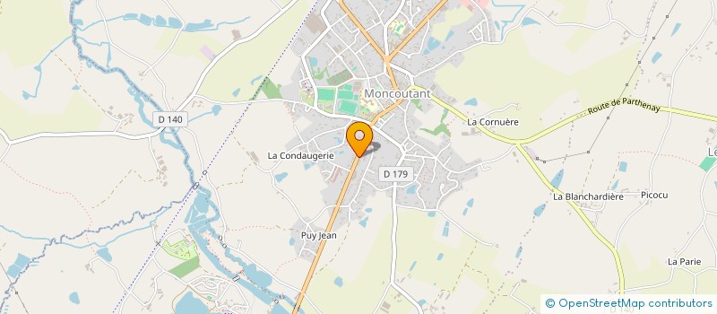 localisation de l'entreprise MONSIEUR LUC MICHENOT  MONCOUTANT-SUR-SEVRE