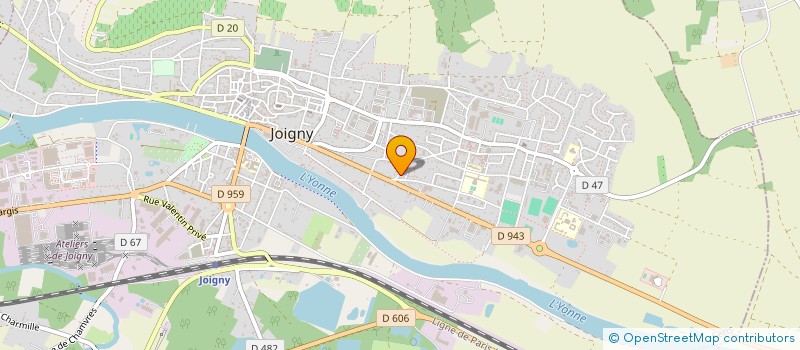 localisation de l'entreprise MONSIEUR LUC MOISA à JOIGNY