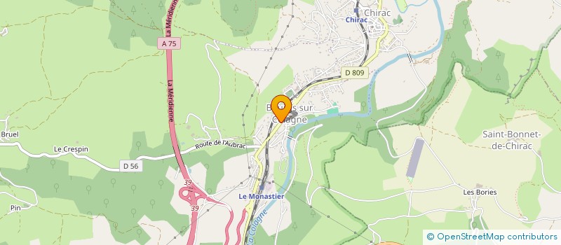 localisation de l'entreprise MONSIEUR LUC MONNET à BOURGS SUR COLAGNE