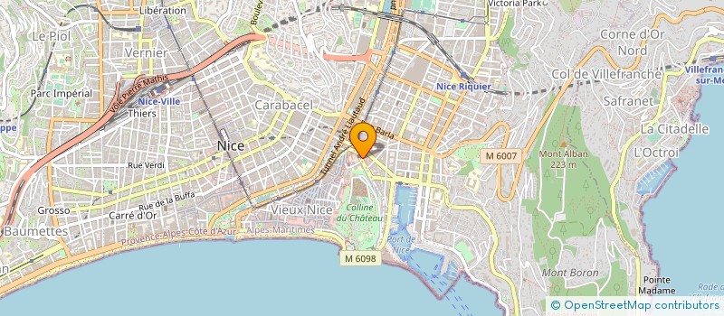 localisation de l'entreprise MONSIEUR LUC MONTANUCCI à NICE