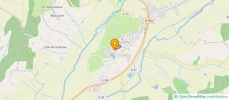 localisation de l'entreprise MONSIEUR LUC MOREAU  LAUZERTE