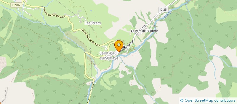 localisation de l'entreprise MONSIEUR LUC MOREAU  SAINT-PAUL-SUR-UBAYE