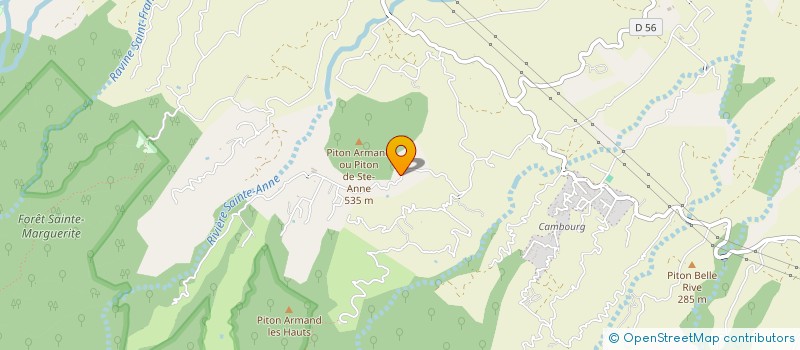 localisation de l'entreprise MONSIEUR LUC MOREL  SAINT-BENOIT