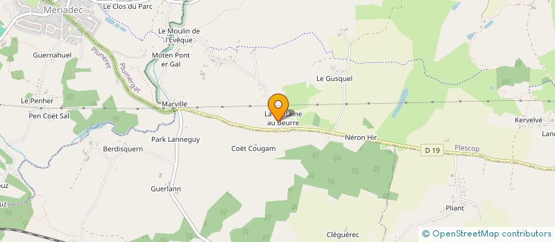 localisation de l'entreprise MONSIEUR LUC MOREUX  PLESCOP