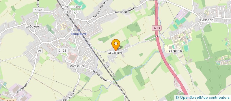 localisation de l'entreprise MONSIEUR LUC MOSSE  TEMPLEUVE EN PEVELE