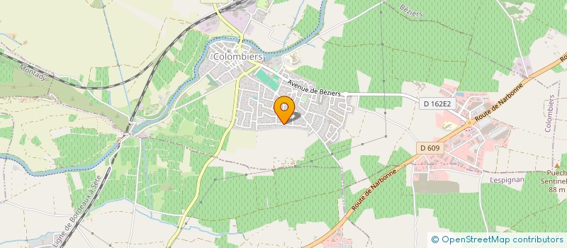 localisation de l'entreprise MONSIEUR LUC MOULS à COLOMBIERS