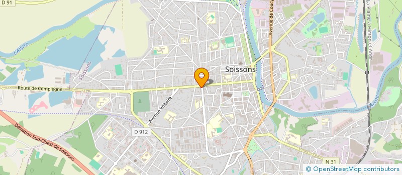 localisation de l'entreprise MONSIEUR LUC MOUTON à SOISSONS