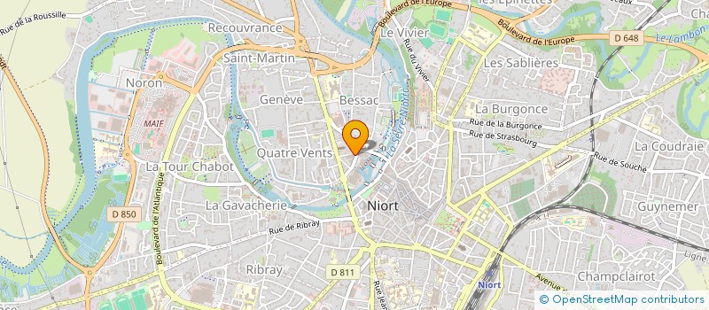 localisation de l'entreprise MONSIEUR LUC NEDELEC à NIORT