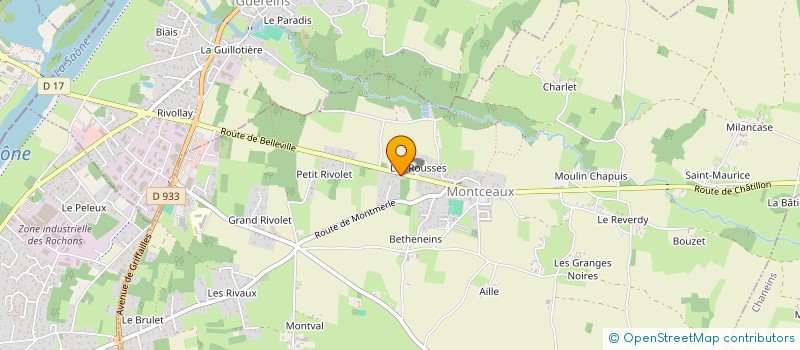 localisation de l'entreprise MONSIEUR LUC NINNIN  GUEREINS