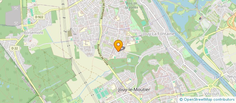 localisation de l'entreprise MONSIEUR LUC NOUVEL  JOUY-LE-MOUTIER