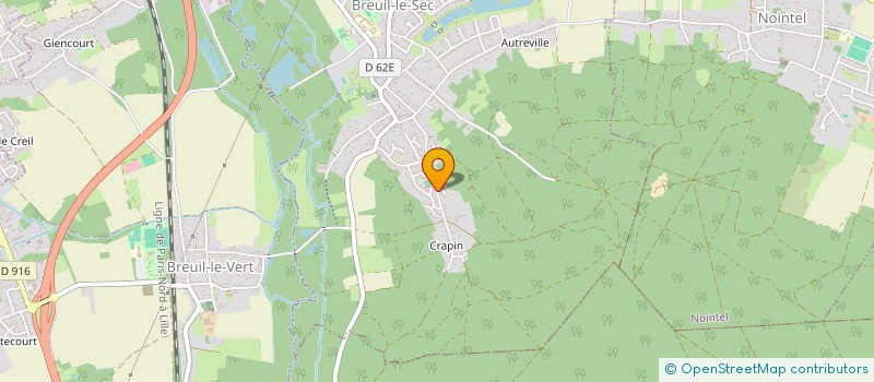 localisation de l'entreprise MONSIEUR LUC NYFFELS  BREUIL-LE-SEC