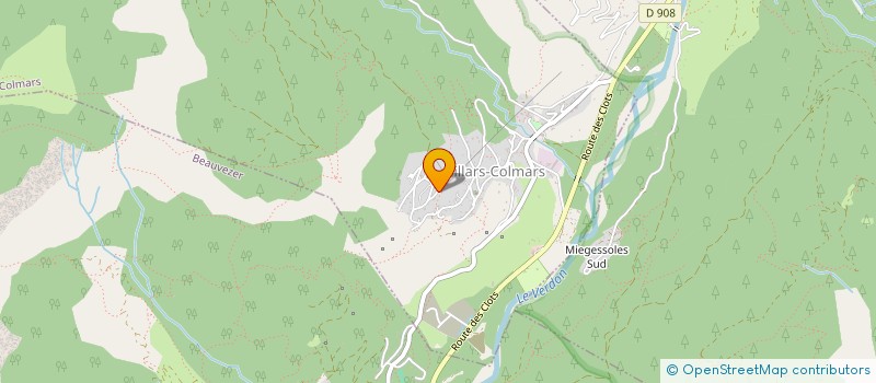 localisation de l'entreprise MONSIEUR LUC OLIVIER à VILLARS-COLMARS