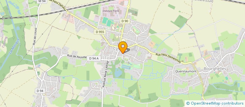 localisation de l'entreprise MONSIEUR LUC OLIVIER  CYSOING