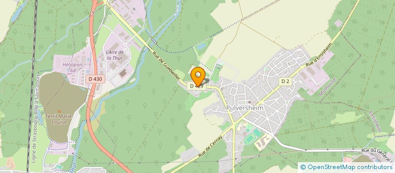 localisation de l'entreprise MONSIEUR LUC OTTOBRINI  PULVERSHEIM