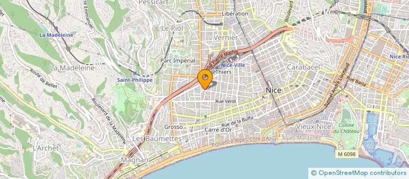 localisation de l'entreprise MONSIEUR LUC PANTALACCI à NICE