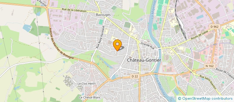 localisation de l'entreprise MONSIEUR LUC PARENT à CHATEAU-GONTIER-SUR-MAYENNE