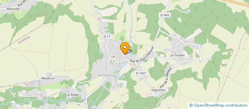 localisation de l'entreprise MONSIEUR LUC PASQUET DE LEYDE à AMBLENY