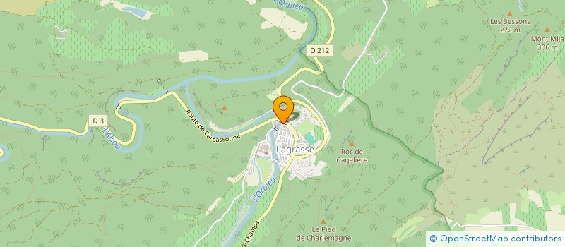 localisation de l'entreprise MONSIEUR LUC PASQUIET  LAGRASSE